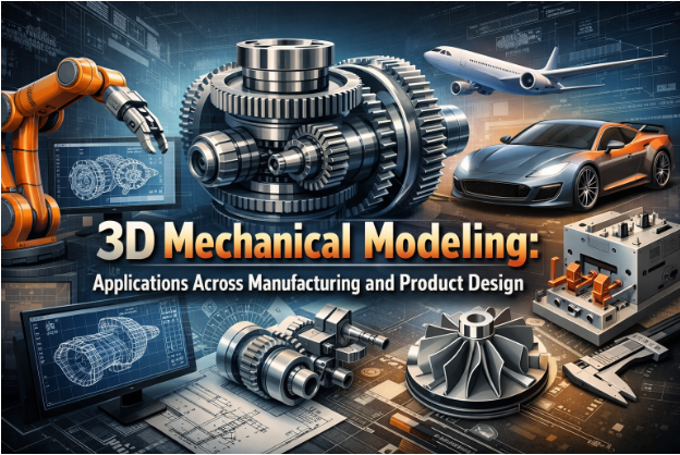 3D Mechanical Modeling: Applications Across Manufacturing and Product Design