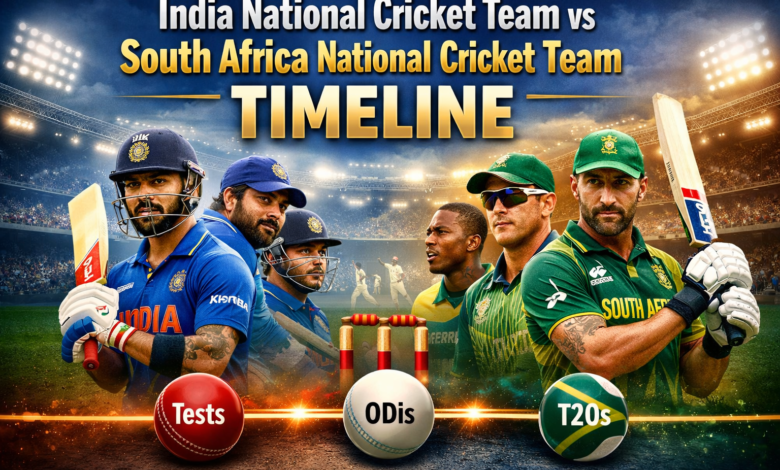 India National Cricket Team vs South Africa National Cricket Team Timeline – Complete History & Latest Matches India National Cricket Team vs South Africa National Cricket Team Timeline – Complete History & Latest Matches